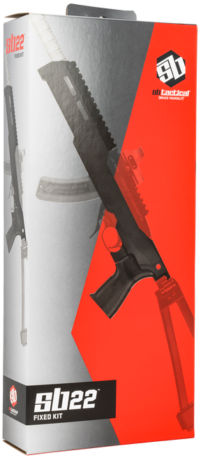 SB Tactical 22TD-01-SB Chassis  Fixed Black for Ruger 10/22 & Ruger 22 Charger Right Hand