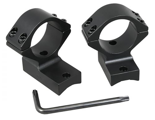 Talley 750711 Scope Mount/Ring Combo  Black Anodized Aluminum 30mm Tube Browning BLR/BAR/BPR High Rings 0 MOA