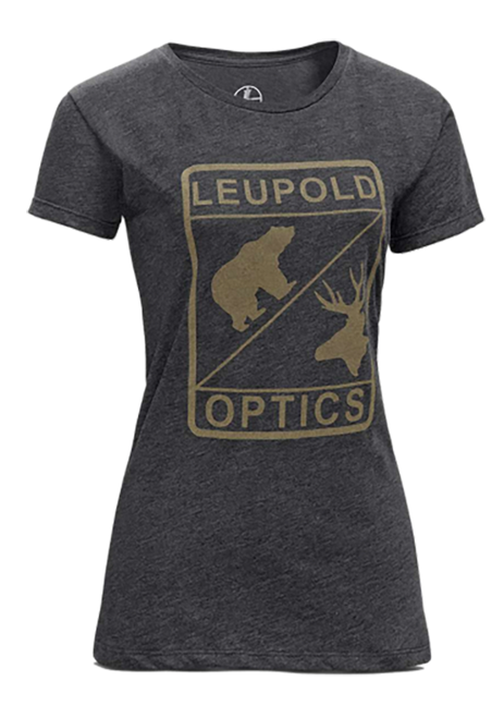 Leupold 170561 Women's L Optics Graphite Cotton/Polyester Short Sleeve XL