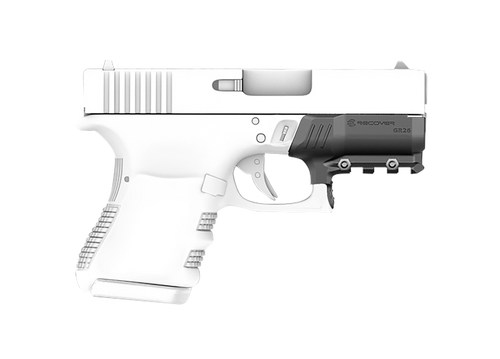 Recover Tactical GR2601 Rail Adapter for Glock 26 and 27  Black
