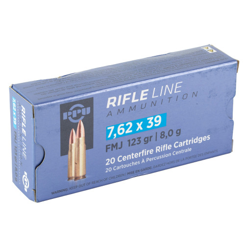 Prvi Partizan 7.62x39 Ammo 123gr FMJ Ammunition - 20 Rounds