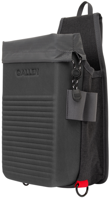 Allen 8334 Competitor Double Compartment Shell Bag Gray Molded EVA 12 Gauge
