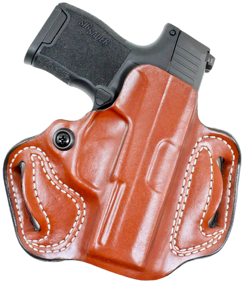 DeSantis Gunhide 086TA9YZ0 Mini Slide  OWB Tan Sig Sauer P365 w/Red Dot Right Hand