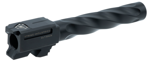 Strike Industries GARKBARREL17 ARK Replacement Barrel 9mm Luger 4.49" Black Nitride Finish 416R Stainless Steel Material for Glock 17 Gen1-4