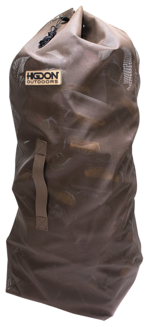 Higdon Outdoors 37179 Decoy Bag  Large Black PVC Coated Mesh 51" x 18" x 15" Holds up to 56 Standard Decoys