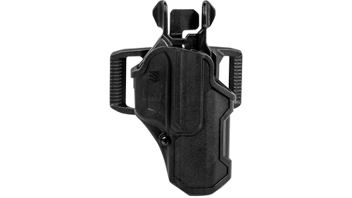 Blackhawk 410200BKL T-Series L2C Light Bearing OWB Black Polymer Belt Slide Compatible w/Glock 17/19/22/23/31/32/45/47 Right Hand