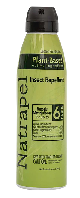 Natrapel 00066865 Lemon Eucalyptus  6 oz Aerosol Repels Ticks Effective Up to 6 hrs