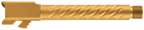 Ballistic Advantage BAPSG175T3G Premium Series  Threaded/Spiral Fluted, 9mm Luger, Gold PVD, Fits Glock 17 Gen 5
