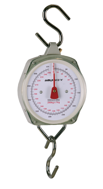 Muddy MUDGS550 Dial Game Scale  Gray Aluminum 550 lbs Weight Capacity