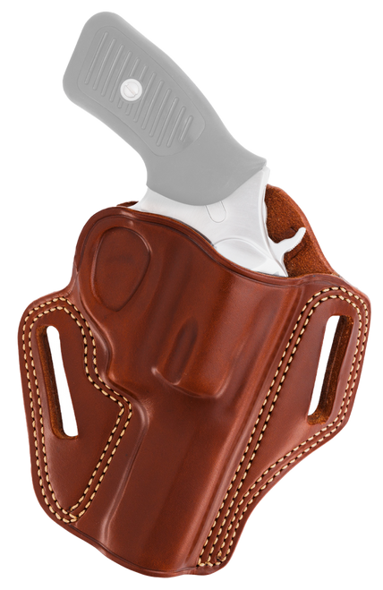 Galco CM334 Combat Master Belt Holster OWB Tan Steerhide Fits S&W L Frame M686 Plus Right Hand