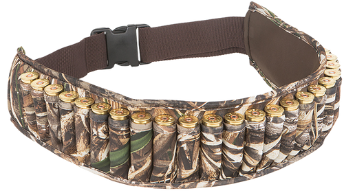 Allen 2525 Waterfowl Shotgun Shell Belt Realtree Max-4 Neoprene 25rd Shotgun Waist Mount Adjustable Belt