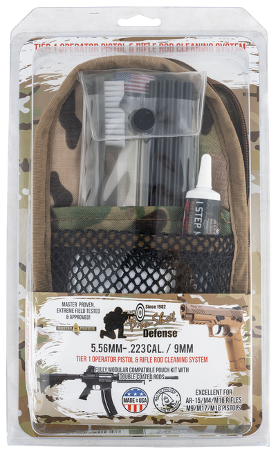 Pro-Shot MMULTICAM5569MM Rod Cleaning System Multi-Caliber Pistol/Rifle Multi-Camo Pouch Case