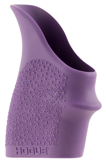 Hogue 18406 HandAll Beavertail Grip Sleeve Textured Purple Rubber for Glock 26, S&W M&P Shield, Ruger LC9