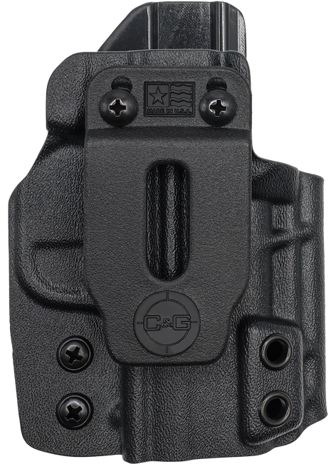 C&G Holsters 0952100 Covert  IWB Black Kydex Belt Clip Fits Springfield Hellcat Right Hand