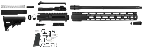 TacFire SSRK9MM16LPK AR Build Kit Rifle 9mm Luger AR-15 Black Nitride Steel 1/2"-36 tpi *Sports South Exclusive.