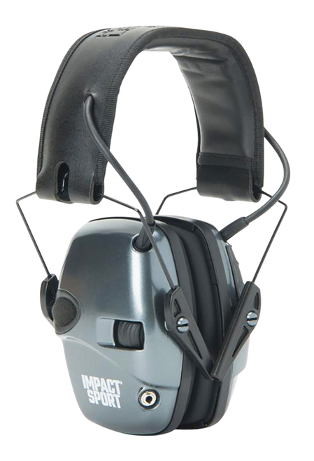Howard Leight R02532 Impact Sport  22 dB Over the Head Gray/Black Youth/Adult Small