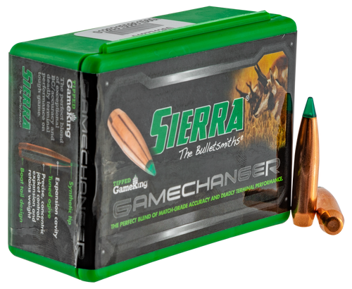 Sierra 4330T Tipped GameKing  6.5Creedmoor 130gr Hollow Point Boat Tail 50/Box