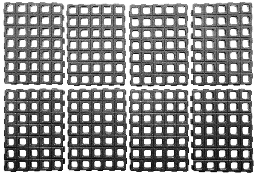 Magpul MAG1500-BLK DAKA Grid Organizer Black Polypropylene