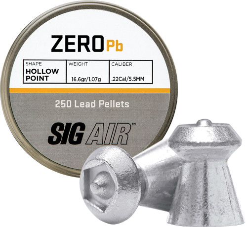 HP TIP LEAD ALLOY 250 CTSIG PELLETS 22 ZERO 16.6GR 