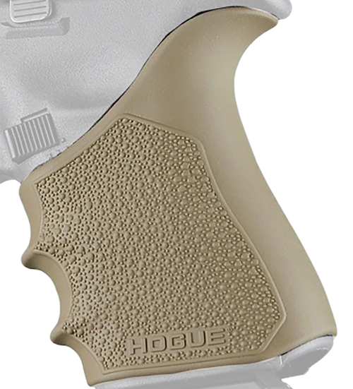 Hogue 17053 Grip Sleeve Handall Beavertail Flat Dark Earth Rubber