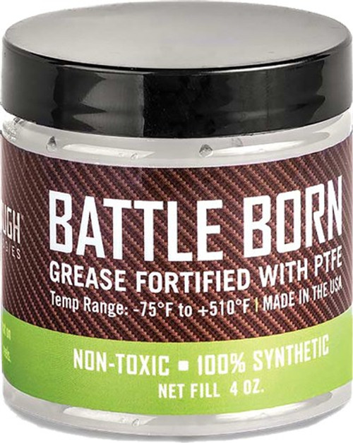 GREASE W/PTFE 4OZ. JARBREAKTHROUGH BATTLE BORN  GREASE W/PTFE 4OZ. JARBREAKTHROUGH BATTLE BORN