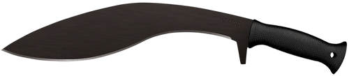 Cold Steel CS97KMPS Kukri Plus 13" Black Matte Baked-On Anti Rust 1055 Carbon Steel Blade/ Black Polypropylene Handle 18" Long Includes Sheath