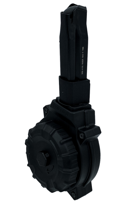 ProMag DRMA100   50rds Drum 9mm Fits Ruger Max-9 Black Polymer