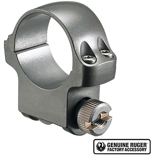 Ruger 90294 4KTG Scope Ring  Silver 1" Medium