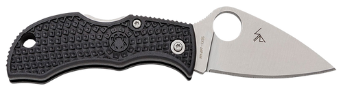 Spyderco MBKLFP Manbug  1.90" Stonewashed VG-10 SS Blade/ Black Textured FRN Handle