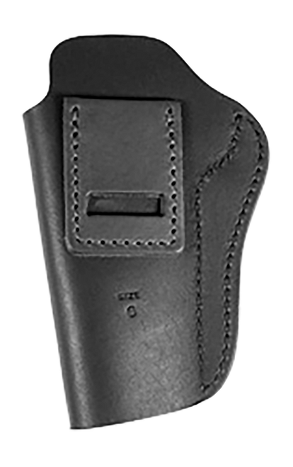 Uncle Mikes-leather(1791) UMIWB6MBLA Inside the Waistband  IWB Size 06 Matte Black Leather Belt Clip Fits 1911 5" Right Hand
