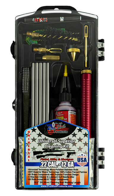 Pro-Shot PSUVKIT Universal Classic Box Kit Multi-Caliber Multi-Gauge/Yellow Plastic Case