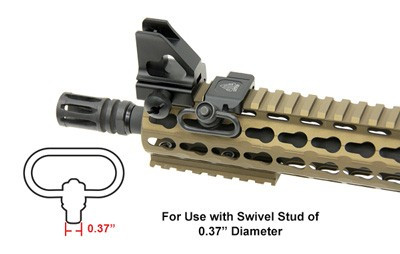 PICATINNY ACCEPTS QD SWIVELSUTG SWIVEL ADAPTOR OFFSET 