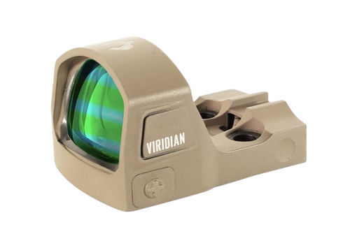 Viridian 9810143 RFX15  Flat Dark Earth 1 x 17 mm x 24 mm 3 MOA Green Dot Shield/Picatinny