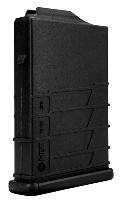 Mdt Sporting Goods Inc 104447BLK AICS Magazine  10rd Extended 308/6.5 Creedmoor Short Action, Black Polymer Fits Some Chassis/Bottom Metal (MDT/XLR/KRG/GRS/CDI/Pacific Tool & Gauge)