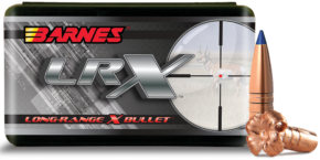 Barnes Bullets 30311 LRX  30Cal 208gr LRX Boat Tail 50 Per Box/10 Case
