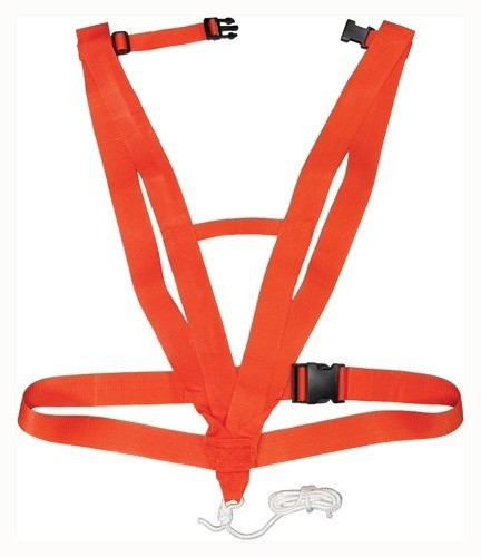 HARNESS STYLE SAFETY ORANGEHS DEER DRAG DELUXE BODY 