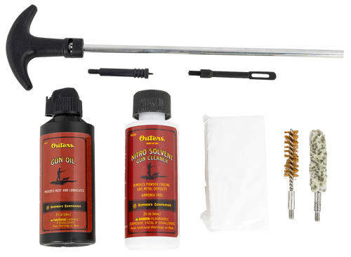 Outers 96416 Aluminum Rod Pistol Kit 38 / 357 Cal / 9mm Pistol (Clam Pack)