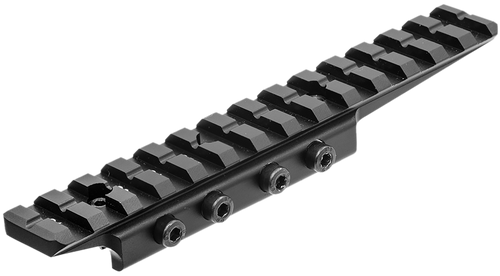 Leapers MNTDTW145 Picatinny Adapter Mount  Matte Black Anodized Aluminum