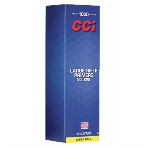 CCI 200 STD LARGE RIFLE PRIMER 100 RD/BX 10BX/BRICK 50 BX/CS