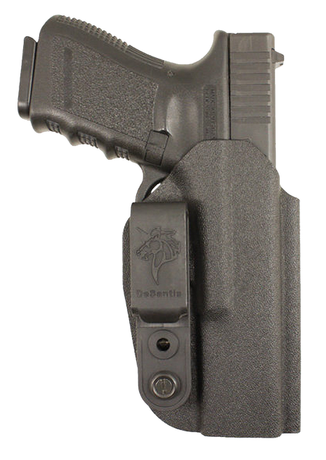 DeSantis Gunhide 137KJE1Z0 Slim-Tuk  IWB Black Kydex Belt Clip Fits Glock 26/27 Ambidextrous