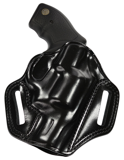 Galco CM880B Combat Master  OWB Black Leather Belt Slide Fits Springfield XDM 4.5" Right Hand