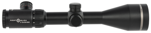 Sightmark SM13080HDR Core HX Black Hardcoat Anodized 3-12x56mm 30mm Tube Illuminated Red HDR Reticle