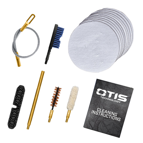 Otis FG70140 Patriot Cleaning Kit .40 Cal/ 10mm Pistol/15 Pieces Yellow Plastic Box Case