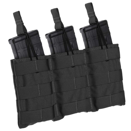 Tacshield T3508BK Speed Load Triple Rifle Triple Black 1000D Nylon