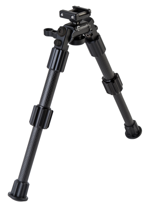 Caldwell 1081952 Accumax Premium Pic Rail Bipod 6-9" Black Carbon Fiber