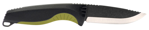 S.O.G SOG17410441 Aegis FX 3.70" Fixed Drop Point Plain Stonewashed 4116 Krupp SS Blade Black w/Moss Green Accents GRN Handle, Includes Sheath