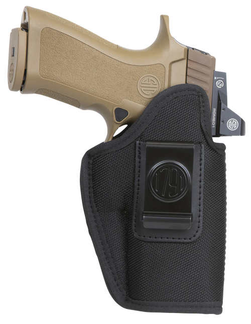 1791 Gunleather PNIWB5BLKL Premium Nylon  IWB Size 05 Black Ballistic Nylon Clip-On Left Hand