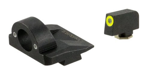 AmeriGlo GL5325 Ghost Ring Sight Set for Glock  Green Tritium LumiGreen Outline Front Sight-Green Tritium Rear Sight