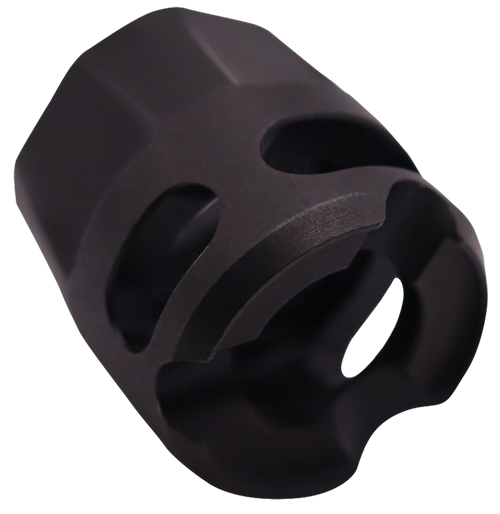 True Precision Inc TPYMICROBL Micro Compensator Y-Type Black Nitride 416R Stainless Steel 1/2"x28 Threads 9mm/380 ACP