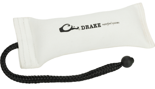 Drake Waterfowl GD3000WHT Firehose Bumper  White Polyester 12" Large